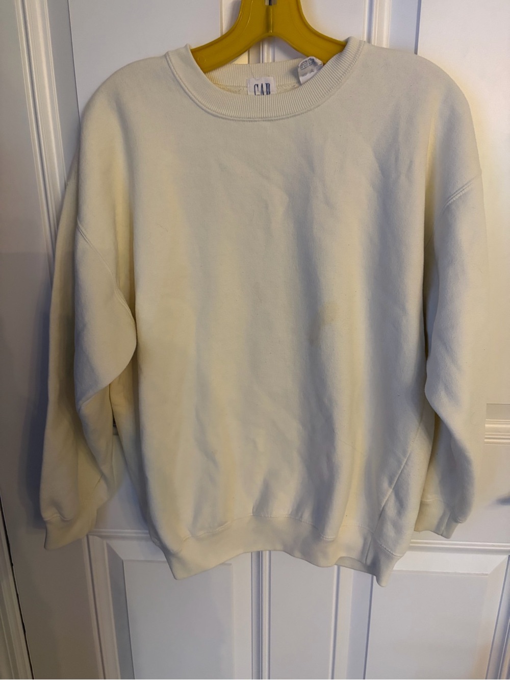 GAP Women's rare yellow 80’s Crewneck Sweatshirt